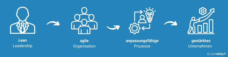 Analyse, Führung, Organisationsstruktur - LEANWOLF